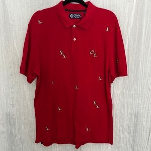 Vintage Chaps Duck Polo | Chaps Men’s | Size L | Red Polo